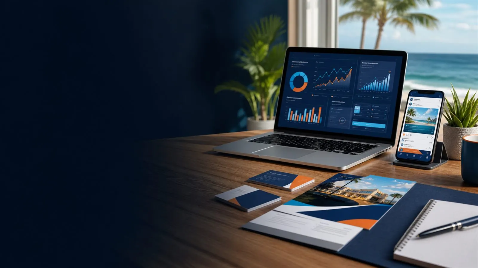 Espacio de trabajo de marketing digital — AAA Impressions