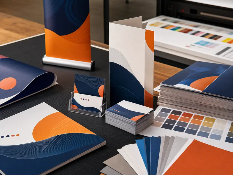 Professional printed materials that strengthen a local business brand